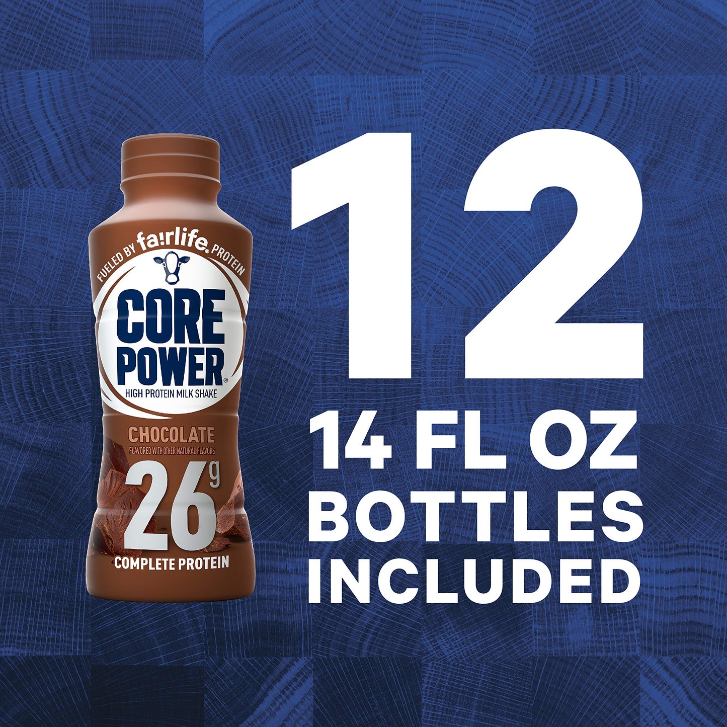 Core Power Fairlife 26 gram Chocolate Protein Shake 12.pk