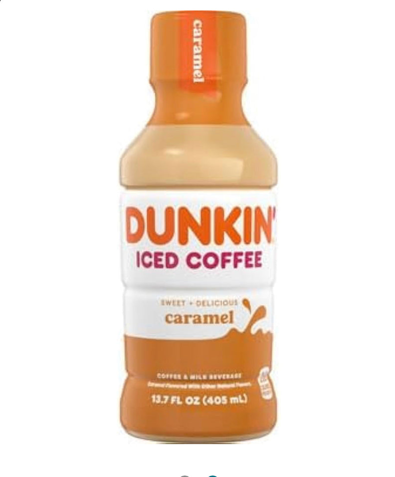 Dunkin Caramel Iced Coffee 12.pk