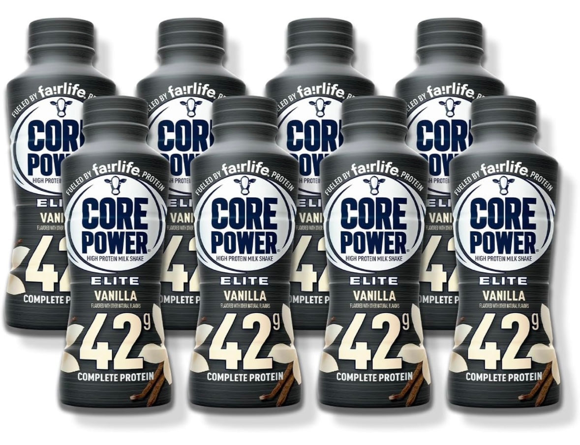FAIRLIFE' NUTRITION PLAN Core* Power' Elite 42g. Protein Shake, Vanilla - Liquid (14 fl. oz, 8 pk.) by Baxter Expresss