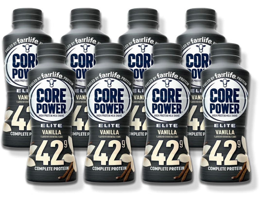 FAIRLIFE' NUTRITION PLAN Core* Power' Elite 42g. Protein Shake, Vanilla - Liquid (14 fl. oz, 8 pk.) by Baxter Expresss